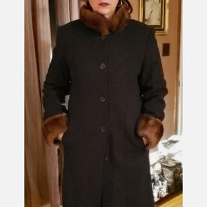 Marvin Richards Cashmere and Mink long coat 12